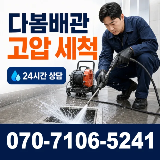경기 고양시 일산동구 둑방길 배수구뚫기 상담 이미지 4